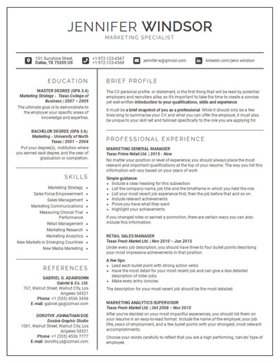 Resume Template 63
